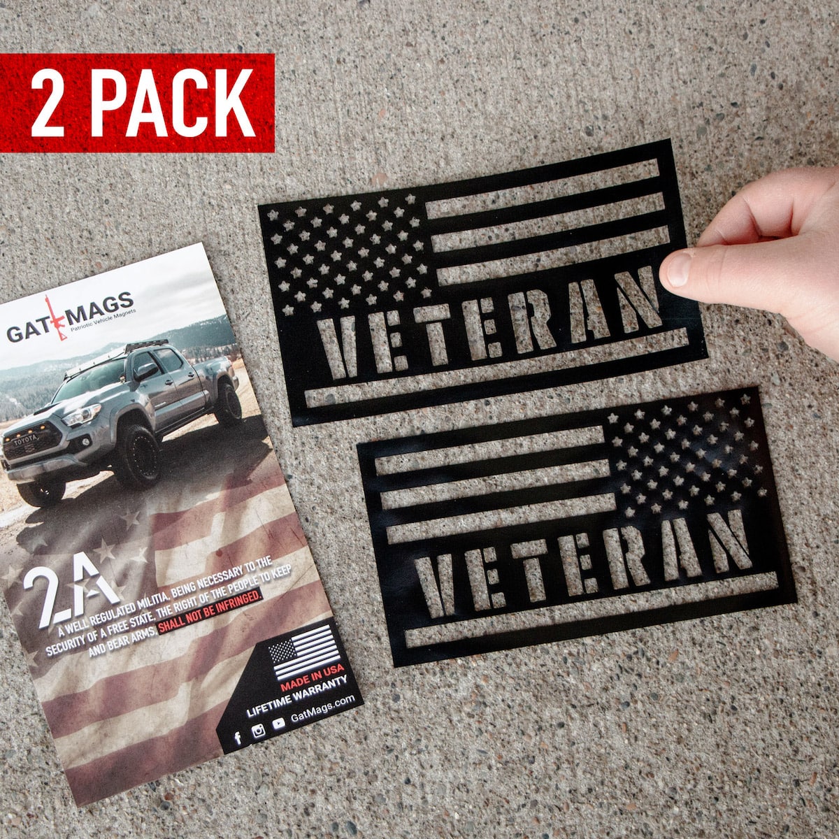 Veteran Flag Vehicle Magnets