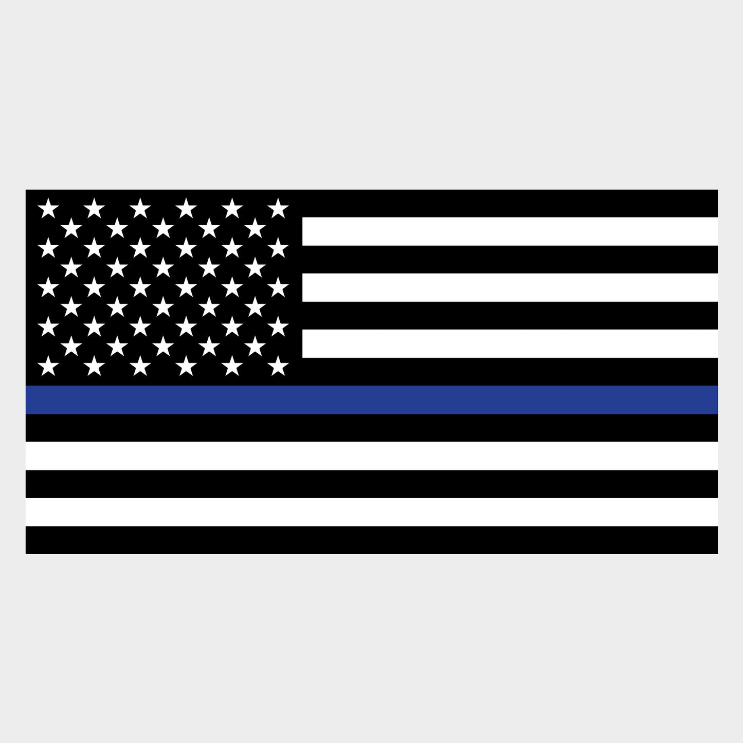 Blue Line Flag Vehicle Magnet