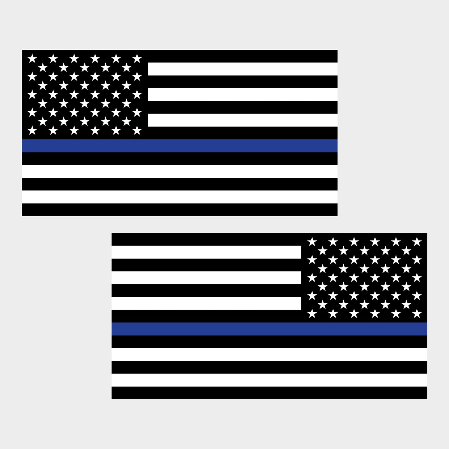 Blue Line Flag Vehicle Magnet