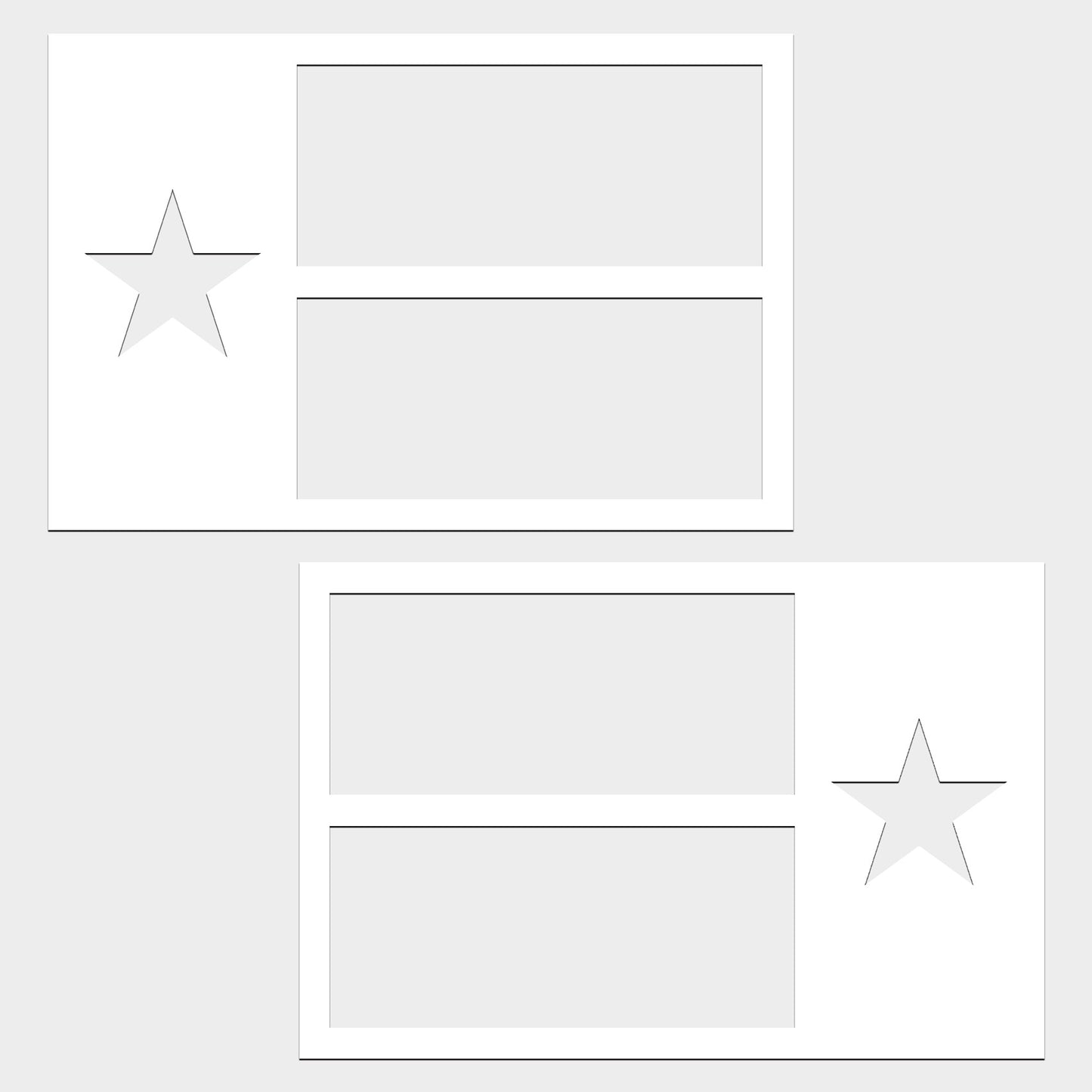 Texas Flag Vehicle Magnets (X2)