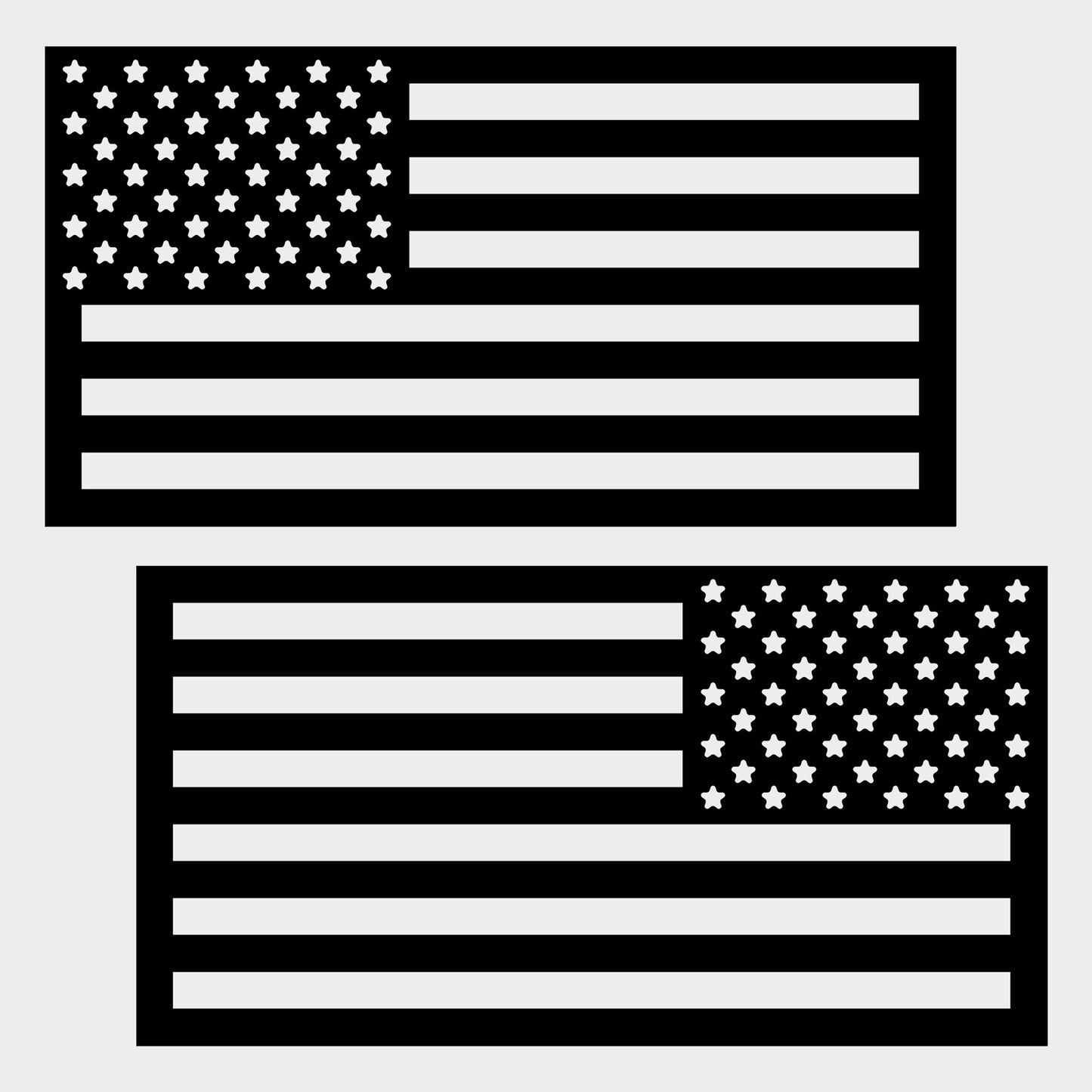 USA Flag Magnets (X2)