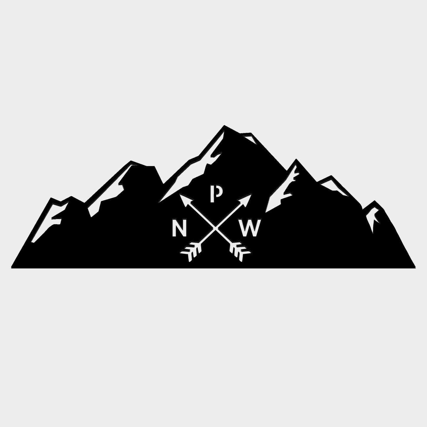 Mountain Range Vehicle Magnet