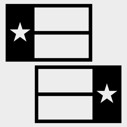 Texas Flag Vehicle Magnets (X2)