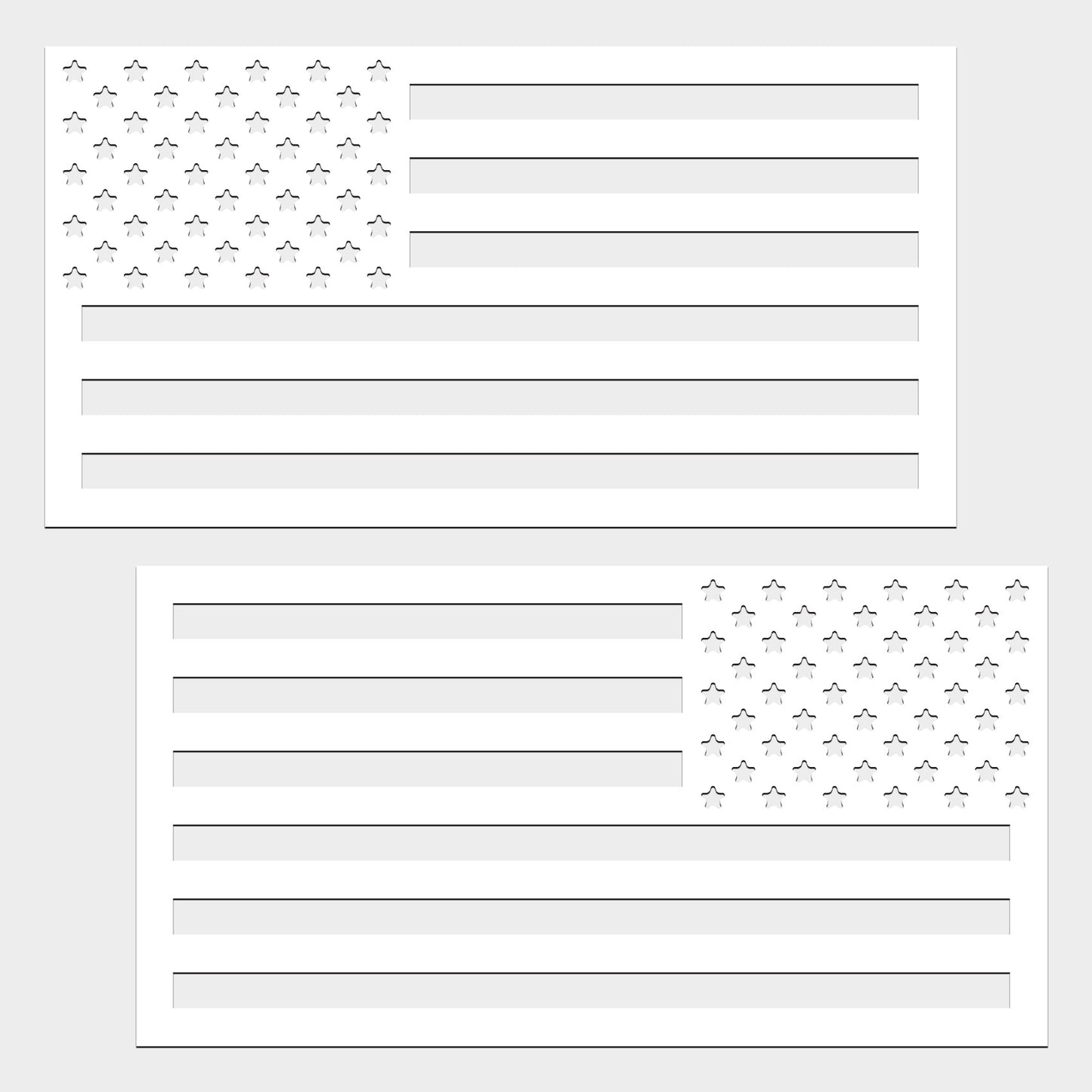 USA Flag Magnets (X2)