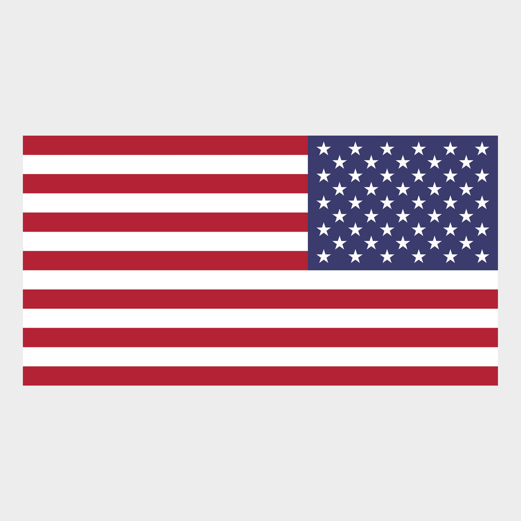 Passenger Side Printed USA Flag Magnet