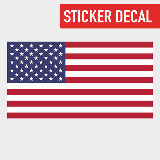 USA Flag Sticker Decal